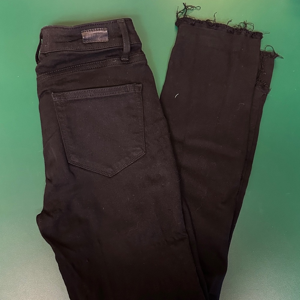 PAIGE Black Denim Jeans